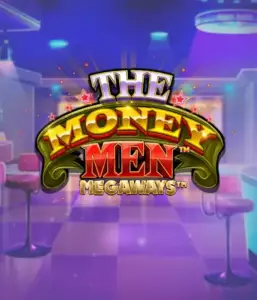 Immerse yourself the exciting world of The Money Men Megaways game by Pragmatic Play, showcasing a striking logo with glittering stars on a stylish casino setting. This image conveys the glamour and excitement of high-stakes gambling with its stunning ambiance and design. Great for gambling fans looking for a taste of Vegas. 