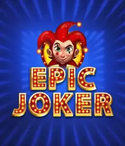 Enter the colorful world of the Epic Joker game by Relax Gaming, highlighting a cheerful joker with a vivid hairstyle amid a luminous blue background. This image captures the joy and humor of classic slots, ideal for players who enjoy a nostalgic touch, providing a delightful adventure.