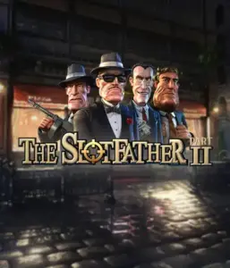 Dive into the shadowy world of The Slotfather 2 slot by Betsoft, featuring a lineup of iconic mafia characters set against a shadow-lit urban backdrop. This image captures the intense essence of the organized crime with its striking character design and ominous setting. Great for players attracted to mafia stories, promising a thrilling adventure. 